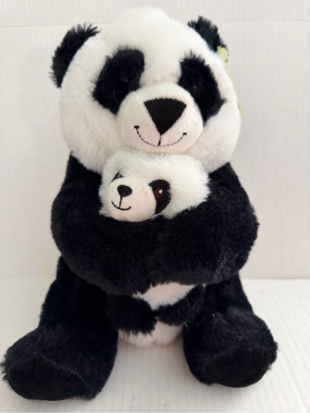 Spark Create Imagine 2 Toys in 1 Panda and Baby Rattle Plush